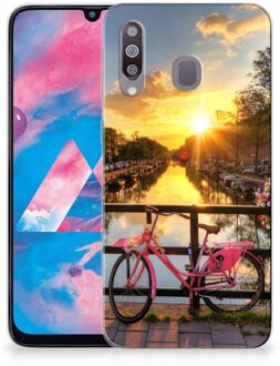 B2Ctelecom Samsung Galaxy M30 Siliconen Back Cover Amsterdamse Grachten