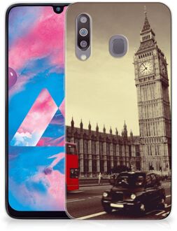 B2Ctelecom Samsung Galaxy M30 Siliconen Back Cover Londen