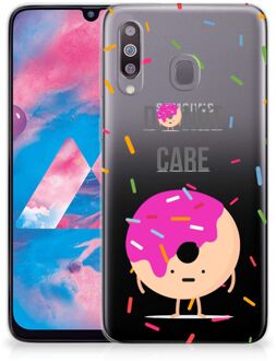 B2Ctelecom Samsung Galaxy M30 Siliconen Case Donut Roze