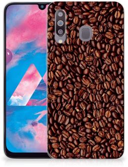 B2Ctelecom Samsung Galaxy M30 Siliconen Case Koffiebonen