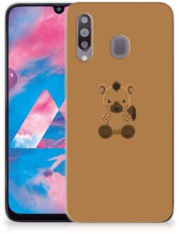 B2Ctelecom Samsung Galaxy M30 Telefoonhoesje met Naam Baby Hyena