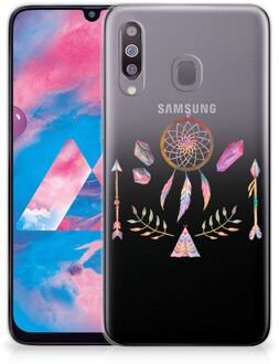 B2Ctelecom Samsung Galaxy M30 Telefoonhoesje met Naam Boho Dreamcatcher