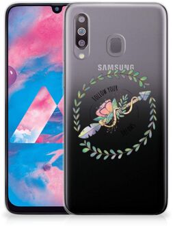 B2Ctelecom Samsung Galaxy M30 Telefoonhoesje met Naam Boho Dreams