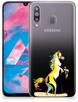 B2Ctelecom Samsung Galaxy M30 Telefoonhoesje met Naam Horse Color