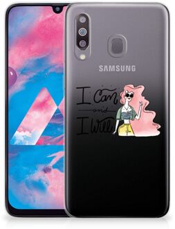 B2Ctelecom Samsung Galaxy M30 Telefoonhoesje met Naam i Can