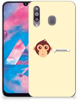 B2Ctelecom Samsung Galaxy M30 Telefoonhoesje met Naam Monkey