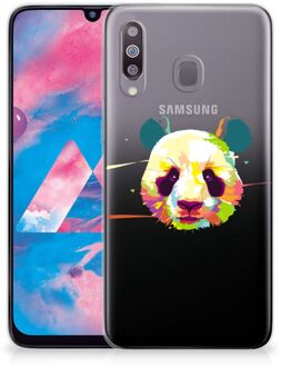 B2Ctelecom Samsung Galaxy M30 Telefoonhoesje met Naam Panda Color