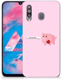 B2Ctelecom Samsung Galaxy M30 Telefoonhoesje met Naam Pig Mud