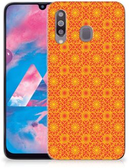 B2Ctelecom Samsung Galaxy M30 TPU bumper Batik Orange