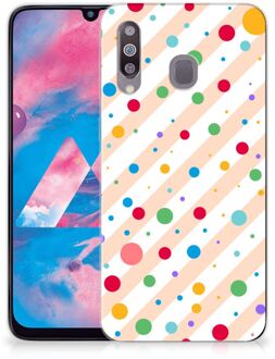 B2Ctelecom Samsung Galaxy M30 TPU bumper Dots