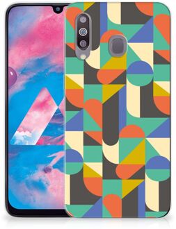 B2Ctelecom Samsung Galaxy M30 TPU bumper Funky Retro