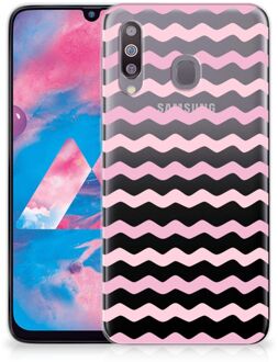 B2Ctelecom Samsung Galaxy M30 TPU bumper Waves Roze