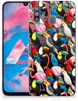 B2Ctelecom Samsung Galaxy M30 TPU Siliconen Hoesje Birds