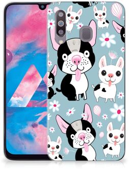 B2Ctelecom Samsung Galaxy M30 TPU Siliconen Hoesje Hondjes