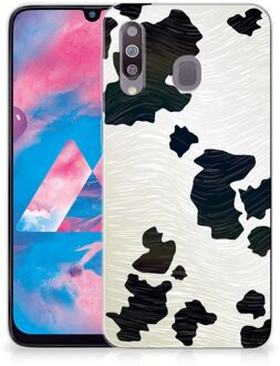 B2Ctelecom Samsung Galaxy M30 TPU Siliconen Hoesje Koeienvlekken