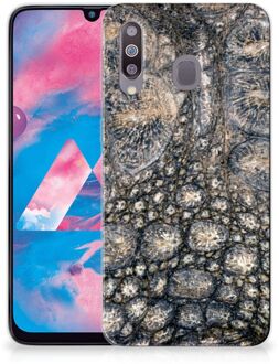 B2Ctelecom Samsung Galaxy M30 TPU Siliconen Hoesje Krokodillenprint