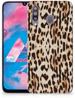 B2Ctelecom Samsung Galaxy M30 TPU Siliconen Hoesje Leopard