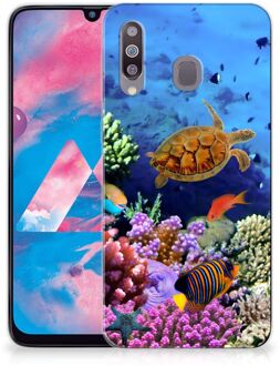 B2Ctelecom Samsung Galaxy M30 TPU Siliconen Hoesje Vissen