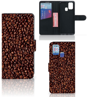 B2Ctelecom Samsung Galaxy M31 Smartphone Hoesje Koffiebonen