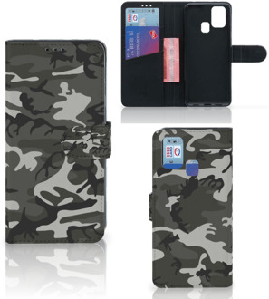 B2Ctelecom Samsung Galaxy M31 Telefoon Hoesje Cadeau voor hem Army Light