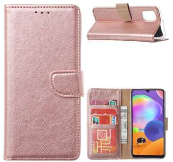 B2Ctelecom Samsung Galaxy M51 Wallet Case Rose met Pasjeshouder