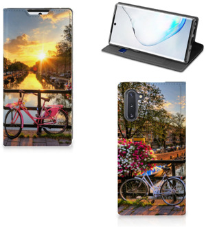 B2Ctelecom Samsung Galaxy Note 10 Book Cover Amsterdamse Grachten