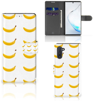 B2Ctelecom Samsung Galaxy Note 10 Book Cover Banana