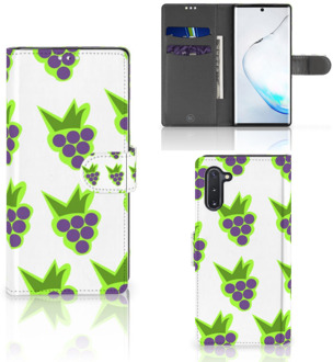 B2Ctelecom Samsung Galaxy Note 10 Book Cover Druiven