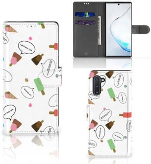 B2Ctelecom Samsung Galaxy Note 10 Book Cover IJsjes