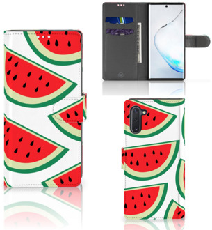 B2Ctelecom Samsung Galaxy Note 10 Book Cover Watermelons