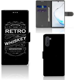 B2Ctelecom Samsung Galaxy Note 10 Book Cover Whiskey