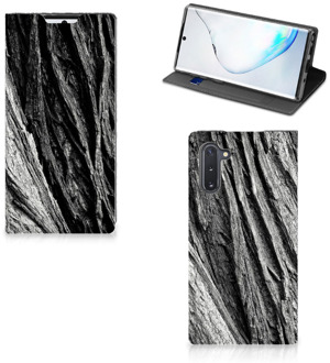 B2Ctelecom Samsung Galaxy Note 10 Book Wallet Case Boomschors Grijs