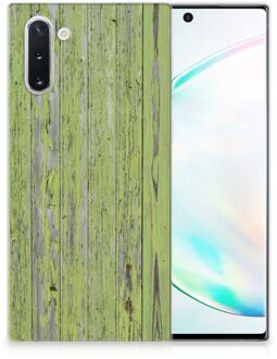 B2Ctelecom Samsung Galaxy Note 10 Bumper Hoesje Green Wood