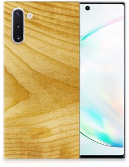 B2Ctelecom Samsung Galaxy Note 10 Bumper Hoesje Licht Hout