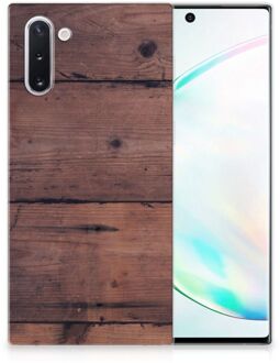 B2Ctelecom Samsung Galaxy Note 10 Bumper Hoesje Old Wood