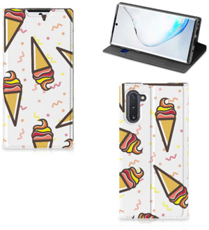 B2Ctelecom Samsung Galaxy Note 10 Flip Style Cover Icecream