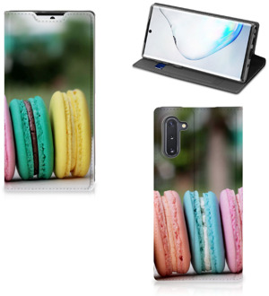 B2Ctelecom Samsung Galaxy Note 10 Flip Style Cover Macarons