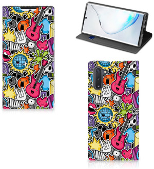 B2Ctelecom Samsung Galaxy Note 10 Hippe Standcase Punk Rock