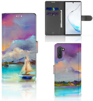 B2Ctelecom Samsung Galaxy Note 10 Hoesje Boat