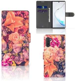 B2Ctelecom Samsung Galaxy Note 10 Hoesje Bosje Bloemen