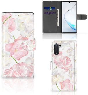 B2Ctelecom Samsung Galaxy Note 10 Hoesje Lovely Flowers