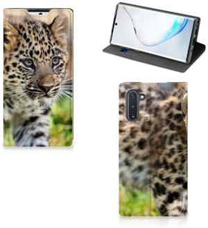 B2Ctelecom Samsung Galaxy Note 10 Hoesje maken Baby Luipaard