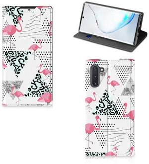 B2Ctelecom Samsung Galaxy Note 10 Hoesje maken Flamingo Triangle