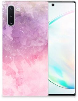 B2Ctelecom Samsung Galaxy Note 10 Hoesje maken Pink Purple Paint