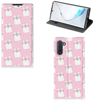 B2Ctelecom Samsung Galaxy Note 10 Hoesje maken Sleeping Cats