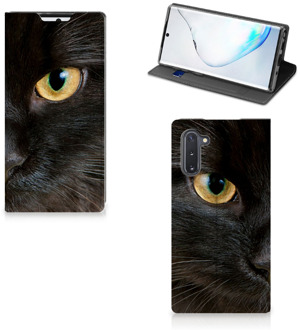 B2Ctelecom Samsung Galaxy Note 10 Hoesje maken Zwarte Kat