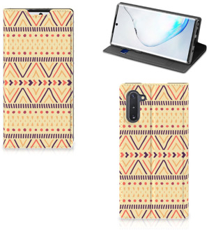 B2Ctelecom Samsung Galaxy Note 10 Hoesje met Magneet Aztec Yellow