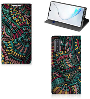 B2Ctelecom Samsung Galaxy Note 10 Hoesje met Magneet Aztec