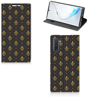 B2Ctelecom Samsung Galaxy Note 10 Hoesje met Magneet Franse Lelie