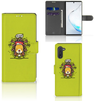 B2Ctelecom Samsung Galaxy Note 10 Leuk Hoesje Doggy Biscuit